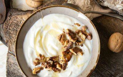 Crème croustillante et fondante aux noix (verrine)