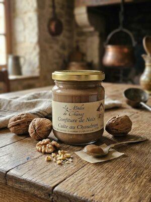 CONFITURE DE NOIX CUITE CHAUDRON