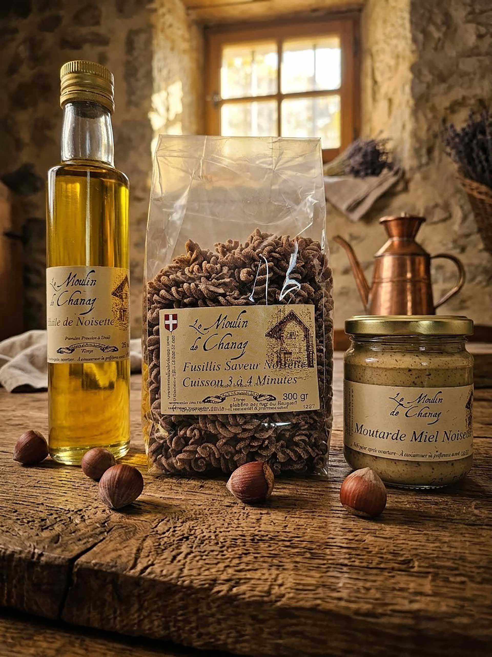 Coffret cadeau noisette