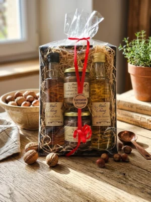 coffret 2 huiles confitures