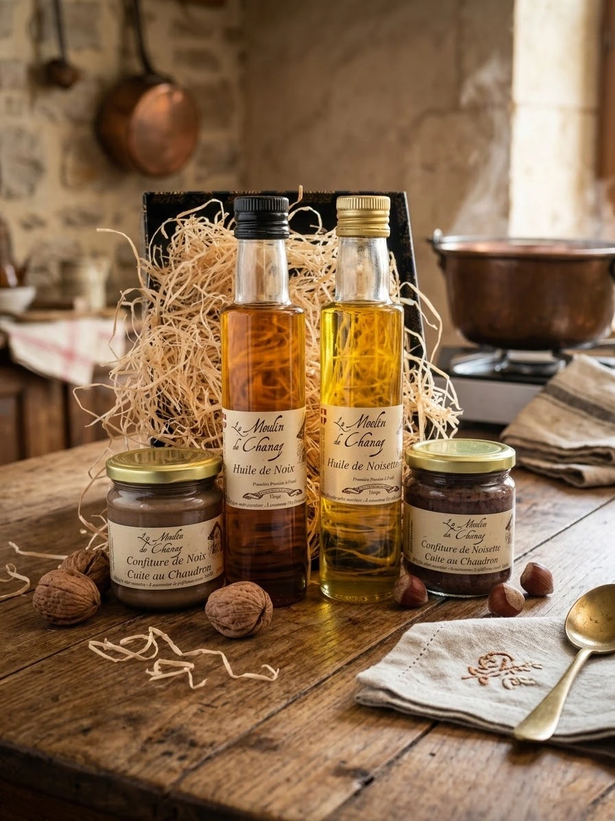 coffret huiles confiture