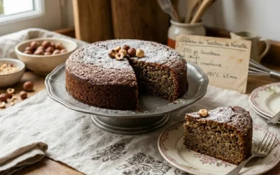 Gâteau au tourteau de noisette